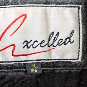 Excelled Women's Black Leather Coat